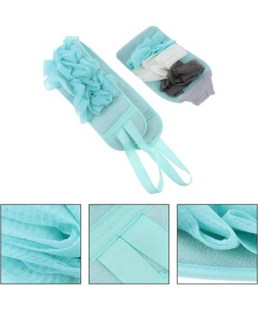 1set Bath Towel Body Scrub Gloves Bath Sponge Puff Powder Applicator Loofah Back Scrubber Back Scrubber Strap Bath Shower Loofah Pouf Sponge Bath Preparations Bathroom Amenities - Buy Online on GoSupps.com