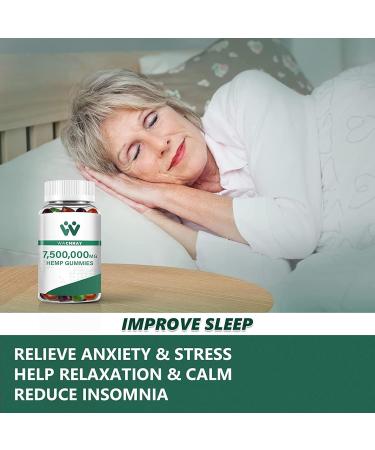 Hemp Gummies High Potency Organic Hemp Oil Extract Edible Gummy from Natural Plant Extra Strengthen Supplement Low Sugar 3-Pack - Buy Online on GoSupps.com