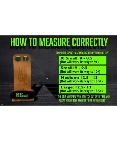 Bear KompleX 2 Hole Leather Hand Grips for Home Workouts - Purple Large - Buy Online on GoSupps.com