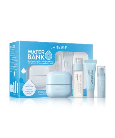 LANEIGE Water Bank Blue Hyaluronic Cream Moisturizer: Hydrate and Nourish Hydration Set (Full Sized Cream)