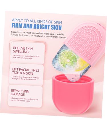 Healeved Beauty Face Ice Tray - Silicone Icing Tool & Facial Massager for Skin Care | Pink Animal Design | 13X6.5X5.5CM | International Shipping - Buy Online on GoSupps.com