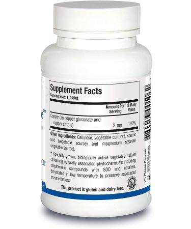 CuZymeTM Essential Mineral Supplement - Boost Energy, Support Iron Absorption, Build Healthy Bones & Enhance Immune Function - 100 Tablets - Buy Online on GoSupps.com