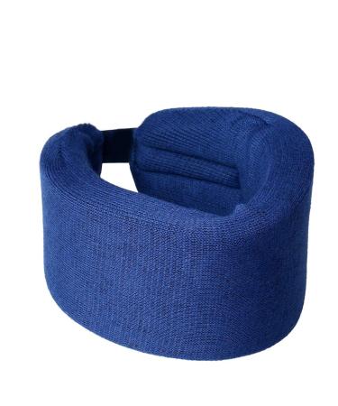 ZHIYE Neck Brace Adjustable Super Soft Support Callor L Size Cervical Collar Blue for Sleeping Relieves Pain and Pressure fit Men Women Elderly