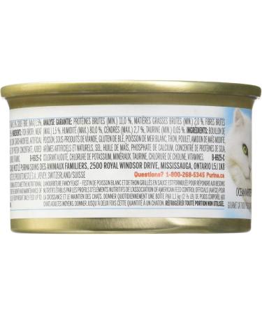 Purina Fancy Feast Grilled Ocean Whitefish & Tuna Feast in Gravy Cat Food 85g Can - Buy Online on GoSupps.com