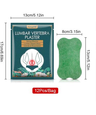 Buy Hongjingda 2 PCs Spine Patch & 12 Wormwood Neck Patches | Self-Warming Muscle & Joint Heat Stickers for Pain Relief - International Shipping - Buy Online on GoSupps.com