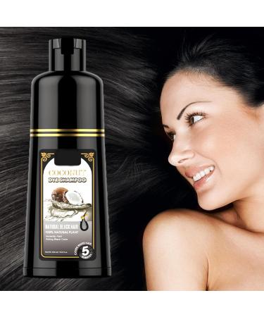 Gray Reducing Shampoo natural formula black hair dye shampoo 500 ml sustainable coconut color control GX Mins fast hair dye semi without damage for men and women 1 piece 1er Pack - Buy Online on GoSupps.com