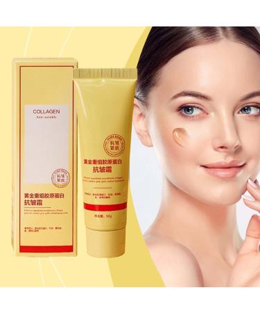 Collagen Face Cream Bio Collagen Real Deep Face Cream Anti Wrinkle Cream for Women Golden Collagen Cream Anti Wrinkle Moisturizing Face Cream Moisturizing Face Cream for Dull Skin (2) - Buy Online on GoSupps.com