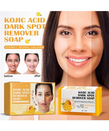 Turmeric Face Soap Turmeric Face Bar Dark Spots Remover Soap Skin Lightening Soap Soap Bars with Turmeric for Skin Lightening Cleansing Soap for Dark Revitalize and Moisturizing 100g - Buy Online on GoSupps.com