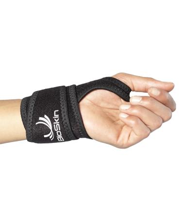 BIOSKIN Wrist Compression Wrap for Carpal Tunnel Arthritis and Weight Lifting - Hypoallergenic Wrist Support