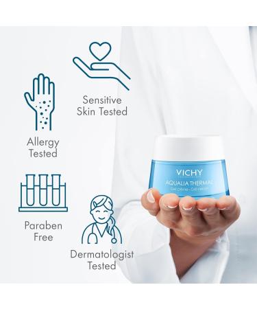Vichy Aqualia Thermal Mineral Water Gel Moisturizer - 48-Hr Hydration 97% Natural Hyaluronic Acid Paraben-Free 1.69 Fl. Oz - Buy Online on GoSupps.com