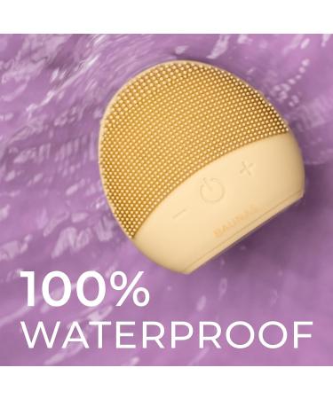Nourivibe Facial Cleansing Brush | Waterproof Silicone Scrubber | Sonic Ultra-Soft Exfoliator | Deep Pore Massager for Clear Skin - Buy Online on GoSupps.com