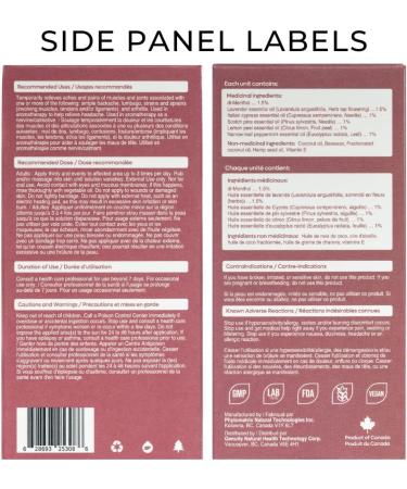 Canaherb All Natural Herbal-Based PAIN RELIEF Topical Stick | Relieves aches and pains of muscles and joints associated with backache strains and arthritis | 50g - Buy Online on GoSupps.com