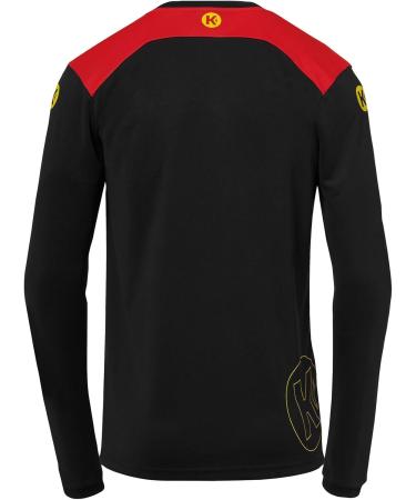 Buy Kempa Herren Emotion 2.0 Langarmshirt - Herren Longsleeve in Schwarz/Rot/Gelb | International Shipping Available - Buy Online on GoSupps.com