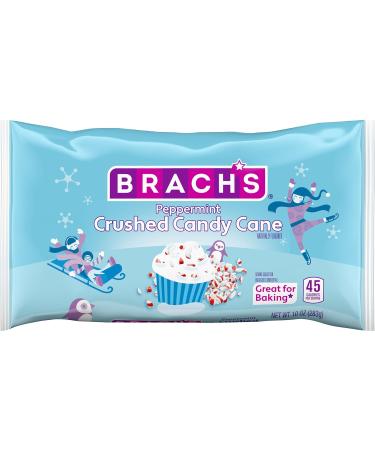 Brach's Peppermint Crushed Candy Canes Holiday Baking Decorations Perfect For Christmas Cookies 10 Oz Bag