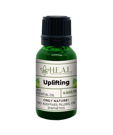 H.E.A.L.'s Uplifting Essential Oil Blend Lemon Lime & Peppermint 0.5oz