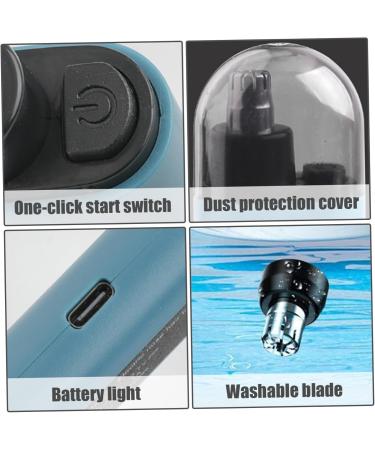 Portable Rechargeable Nose Hair Trimmer for Men - Safe Painless & Electric with Dust Cover | Type-C 6000RPM - Buy Online on GoSupps.com