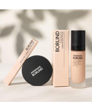 Annemarie B rlind Teint Effective Natural Beauty Compact Powder 9g - Vegan Moisturizing Hyaluron Blue Light Protection Minimizes Fine Lines - Buy Online on GoSupps.com
