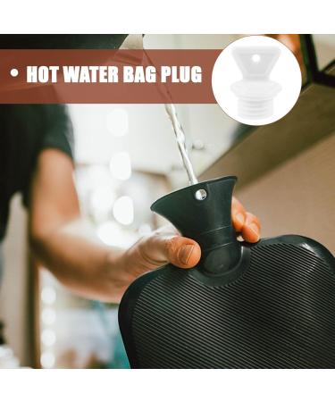 JECOMPRIS Heat Bottle Lock - 2 Pack Plastic Hot Water Sack Replacement Plugs | Universal Anti-Leak Solutions for Water Jugs | White - Buy Online on GoSupps.com