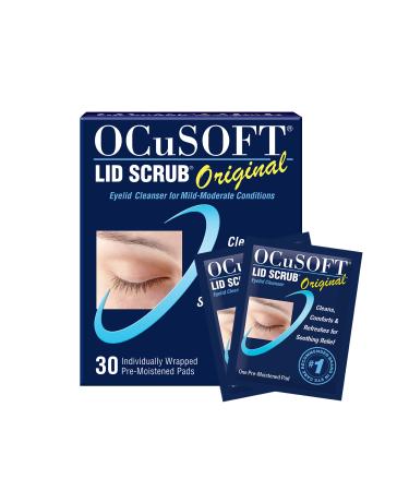 OCuSOFT Lid Scrub Original, Pre-Moistened Pads, 30 Count