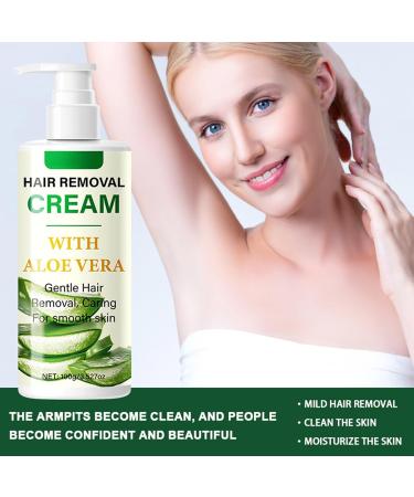 Cr me d' pilation pour homme et femme d pilatoire indolore l'aloe vera cr me d' pilation du visage pour peaux sensibles et intimes hydratante douce - Buy Online on GoSupps.com