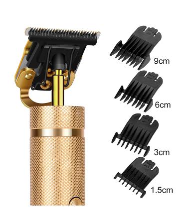 Cordless Rechargeable Hair Clippers & Trimmer for Men with LCD - Beard Shaver & Grooming Kit - Professional Barbershop Quality (Gold) - Buy Online on GoSupps.com