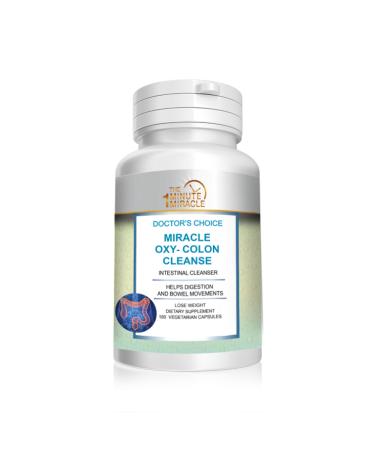 Miracle OXY-Colon INTESTINAL Cleanser - 1 Bottle Super Value 180 Capsules