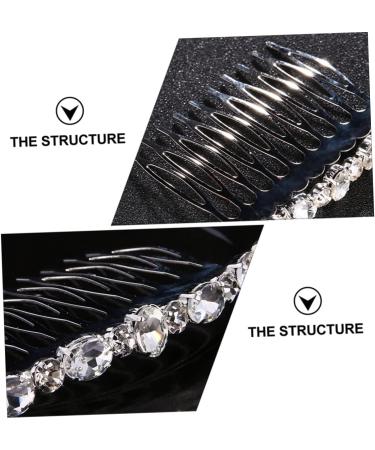 DOITOOL 1 Pc Hair Comb Metal Hair Clips Face Ice Cubes Crystal Headband Carpal Tunnel Wrist Brace Banana Clip Banana Hair Claw Clips Pink Crystal Side Pearl Oval Alloy Hair up - Buy Online on GoSupps.com