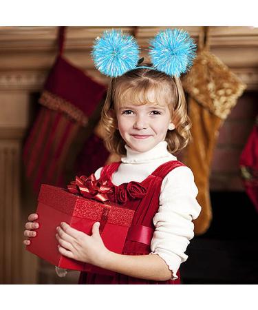 Tinsel Headband with Balls Kids Foil Strips Head Boppers Glitter Christmas Hair Band Performance Stage Cosplay Hair Accessories Head Boppers - Buy Online on GoSupps.com
