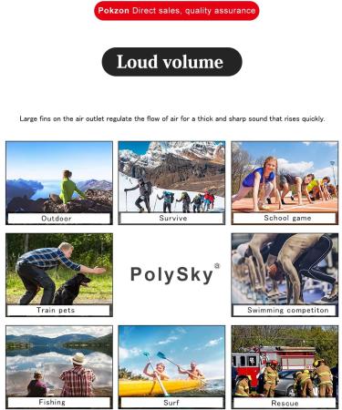 Shop Pokzon Trillerpipe - Aluminum Whistle Pipes with Key Rings for Outdoor Camping Hiking & Emergency | Fast International Shipping - Buy Online on GoSupps.com