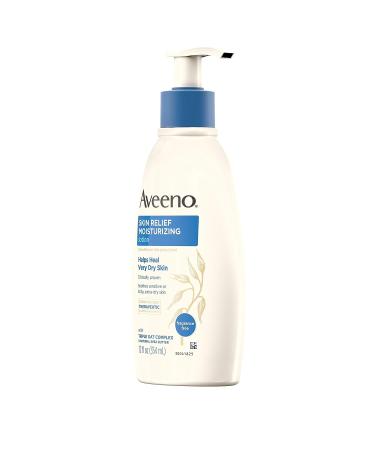 Aveeno Skin Relief Moisturizing Lotion for Very Dry Skin - Triple Oat & Shea Butter Formula - 12 oz, Fragrance-Free - Buy Online on GoSupps.com