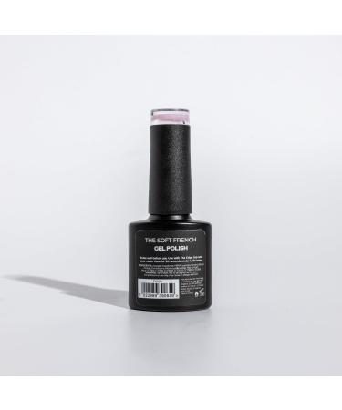 THE EDGE Gel Nail Polish 8ml - The Soft French - UV/LED Manicure/Pedicure for Salon & Home Use Highly Pigmented/Long Lasting/2-Coat Coverage - Buy Online on GoSupps.com