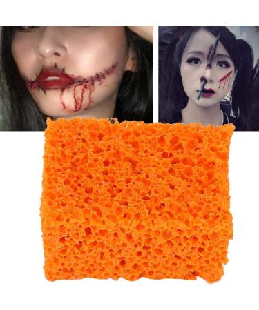 Verdant Touch FX Makeup FX Blood Scar Stubble Effect Wound Makeup Stipple Sponge for Halloween Xmas (Small Hole) - Buy Online on GoSupps.com