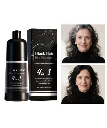 Generisch Hair coloring shampoo - Long-lasting - Powerful - Natural - Multifunctional - Hair color transformation conditioner - For lovers family friends grandmother