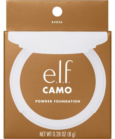 e.l.f. Camo Powder Foundation Tan 415 C 8g - Primer-Infused, Long-Lasting Medium-to-Full Coverage Formula - Buy Online on GoSupps.com