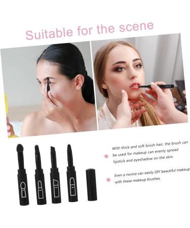 Housoutil 4 1 4 in 1 Makeup Brush Girls Makeup Brush Women s Suits Eyeliner Makeup Brush Latex Fake Scalp Makeup Eyeshadow Brush Retractable Plastic Make up Miss - Buy Online on GoSupps.com