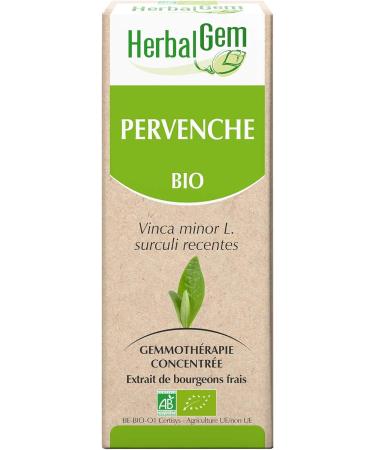 Herbalgm Macerate Organic Periwinkle Concentrated Gemmotherapy Dietary Supplement - Fresh Bud Extract - For Memory & Concentr - Buy Online on GoSupps.com