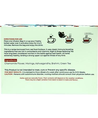 One More Cup Natural Night Tea With Chamomile Flavor Naturals Herbs Tea (20 Tea Bags) - Buy Online on GoSupps.com