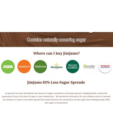JimJams No Added Sugar Milk Chocolate Dippers - Mini Breadsticks Choc Sauce Dip Tooth Kind Sweet or Dessert for Packed Lunches Box x15 - Buy Online on GoSupps.com