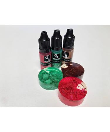 Metallic Alcohol Ink Set - 26 Vibrant Colors for Resin Art | Alcohol-Based Inks - Buy Online on GoSupps.com