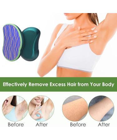 Yeeda Crystal Hair Eraser - Painless Hair Removal Tool for Arms & Legs | Upgrade Your Crystal Hair Eraser for Effortless Exfoliation & Smooth Skin - Buy Online on GoSupps.com