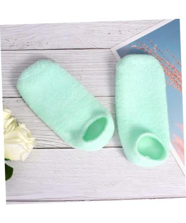 minkissy 2 Pairs Hard Feet Socks Gel Socks for Cracked Heels Cracked Heels Guard Gel Socks for Moisturising Feet Gel Moisturizing Socks Spa Feet Sleeves Dry Feet Socks Earth Anti-Crack - Buy Online on GoSupps.com