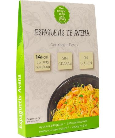 The Konjac Shop The Konjac Shop - Konjac Spaghetti with Oatmeal 270g - Gluten Free - Low Calories and Carbs - Ideal for Keto Vegan LowCarb (1 unit)