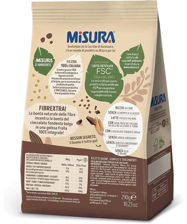 Misura FibraExtra Integrali Whole Grain Biscuits 290g (Pack of 3) - Buy Online on GoSupps.com