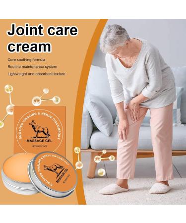 Joint cream 50 g natural care balm for shoulder knee back neck and ankle joint longterm joint care regenerating cream to support muscle tension after training - Buy Online on GoSupps.com