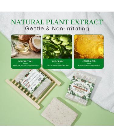 Coconut Oil Soap Bars - Soap for Body & Face - Shampoo Bar for Women - Natural Soap for Skin - Fresh Scent & Rich Foam 100g - Buy Online on GoSupps.com