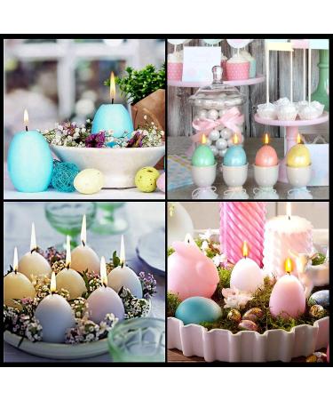 Easter Egg Candle Mold - 3 Pcs Silicone DIY Craft Resin Mold for Handmade Candle Making, Fondant Cake, Aromatherapy, Chocolate, Soap & Candy - Buy Online on GoSupps.com