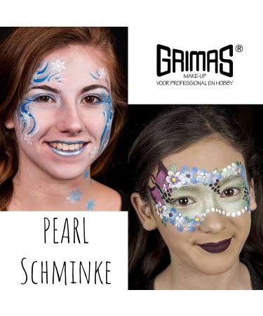 Grimas Professional Water-Based Make-Up Palette - 6 Shiny Pearl Colors (6x2.5ml) | High-Quality Carnival & Child Make-Up - Buy Online on GoSupps.com