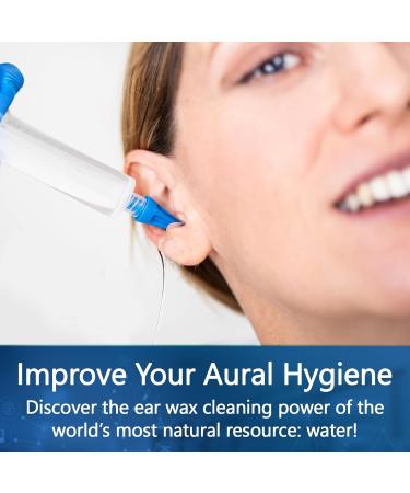 Ear Wax Removal Syringe Kit - Safe & Effective Water Irrigation Ear Cleaner for Improved Hearing | Easy to Use for Kids & Adults - Buy Online on GoSupps.com