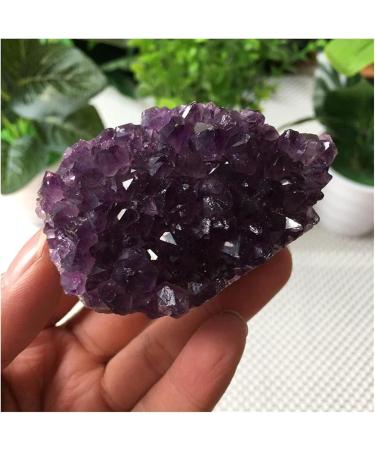 Amethyst Rough Stone 108g Natural Amethyst Cluster Quartz Crystal geode Specimen - Buy Online on GoSupps.com