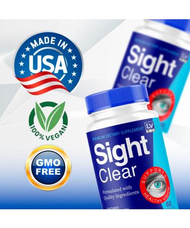 Sight Clear Pills For Eyes Sight Clear For Healthy Vision 20/20 Vision Vitamins 60 Capsules - Pack Of 3 - Buy Online on GoSupps.com